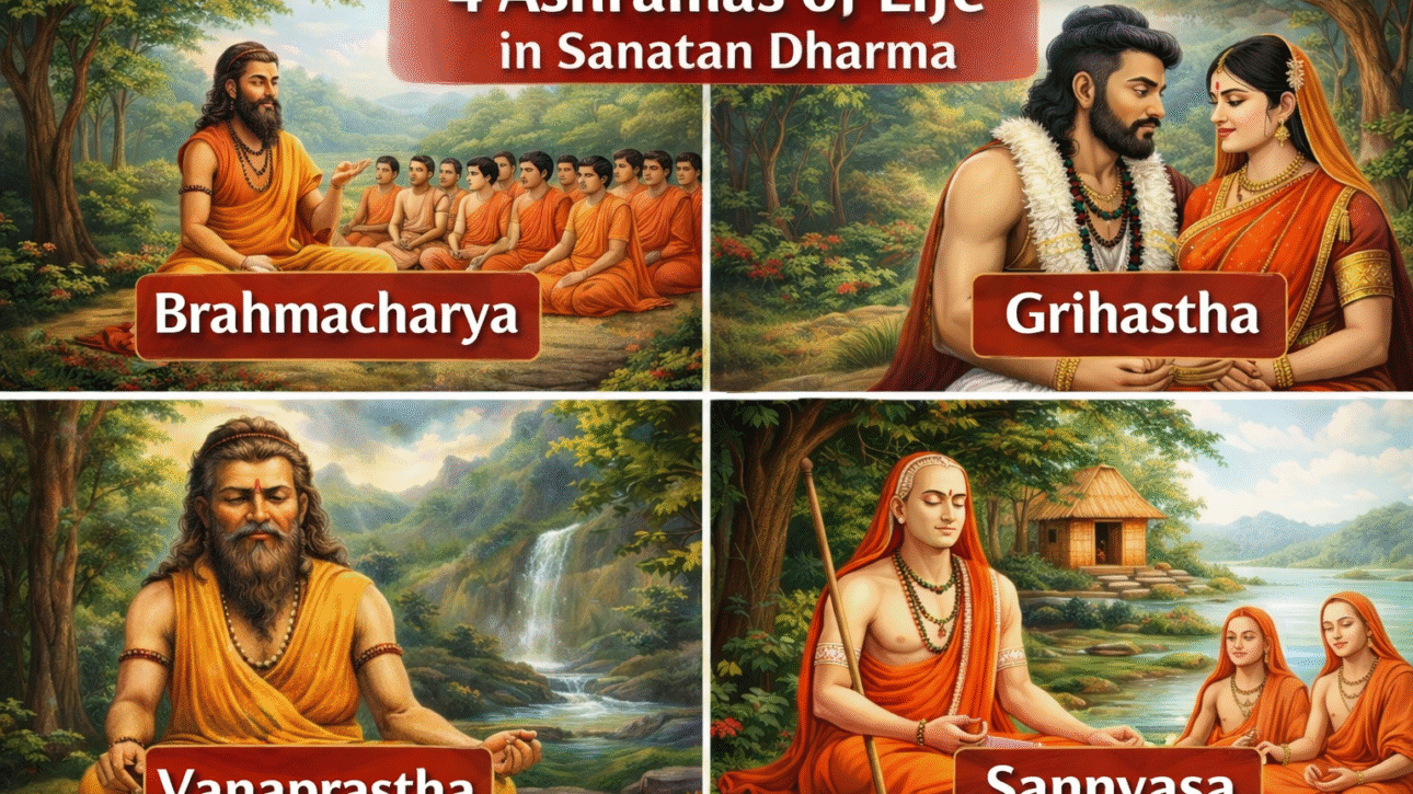 The Four Stages of Life in Sanatan Dharma